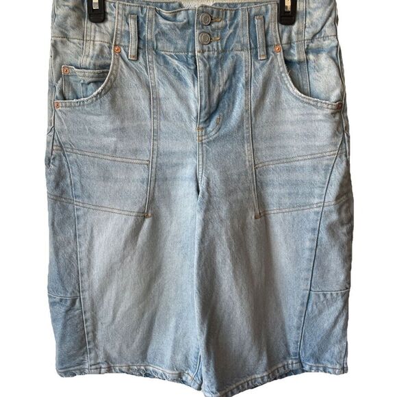 Free People We The Free Extreme Measures Barrel Short Break The Rules Jean 28 - Picture 6 of 7